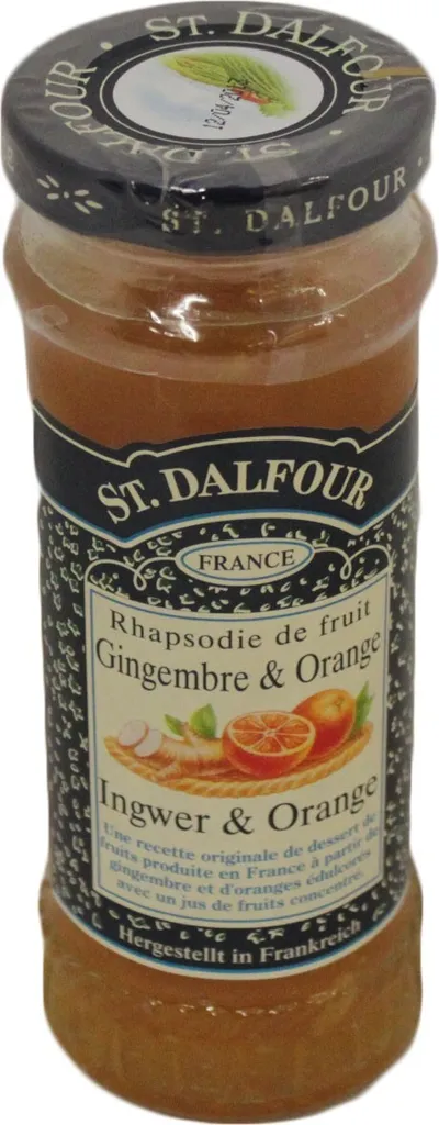 St. Dalfour Fruchtaufstrich Ingwer Orange Brotaufstrich Konfitüre 280g