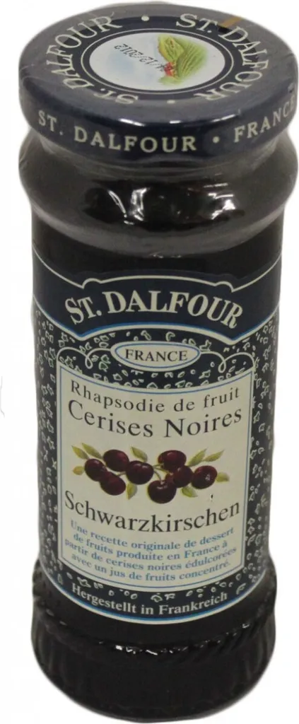 St. Dalfour Fruchtaufstrich Schwarzkirschen Aufstrich Konfitüre 280g