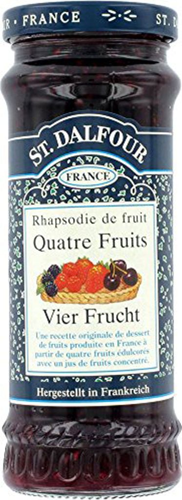 St. Dalfour Fruchtaufstrich Vier Frucht Aufstrich Konfitüre 280g