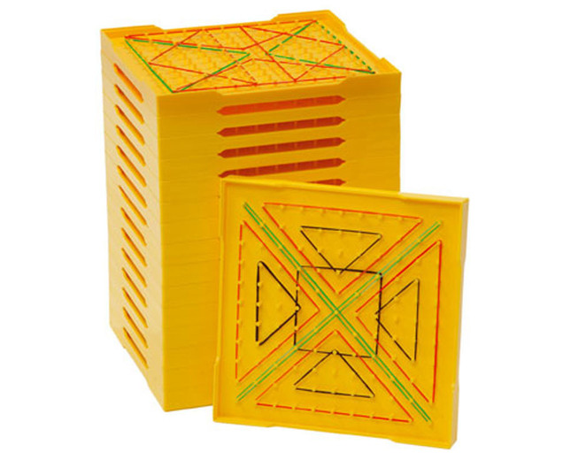 Double Sided Geoboards Stackable