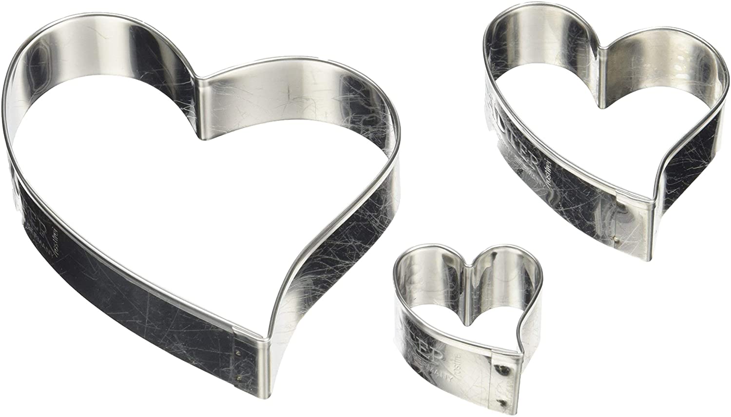 Staedter Städter 002128 Cookie Cutters Love Set of 3