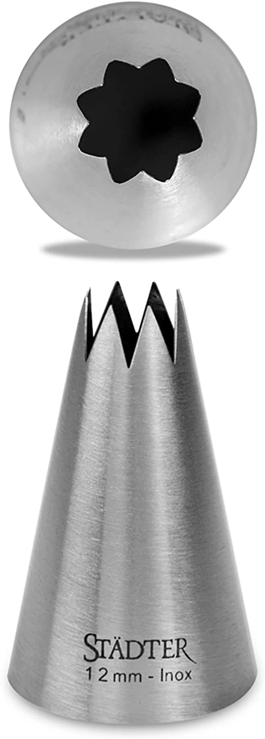 Staedter Städter 12 MM stainless steel star nozzle