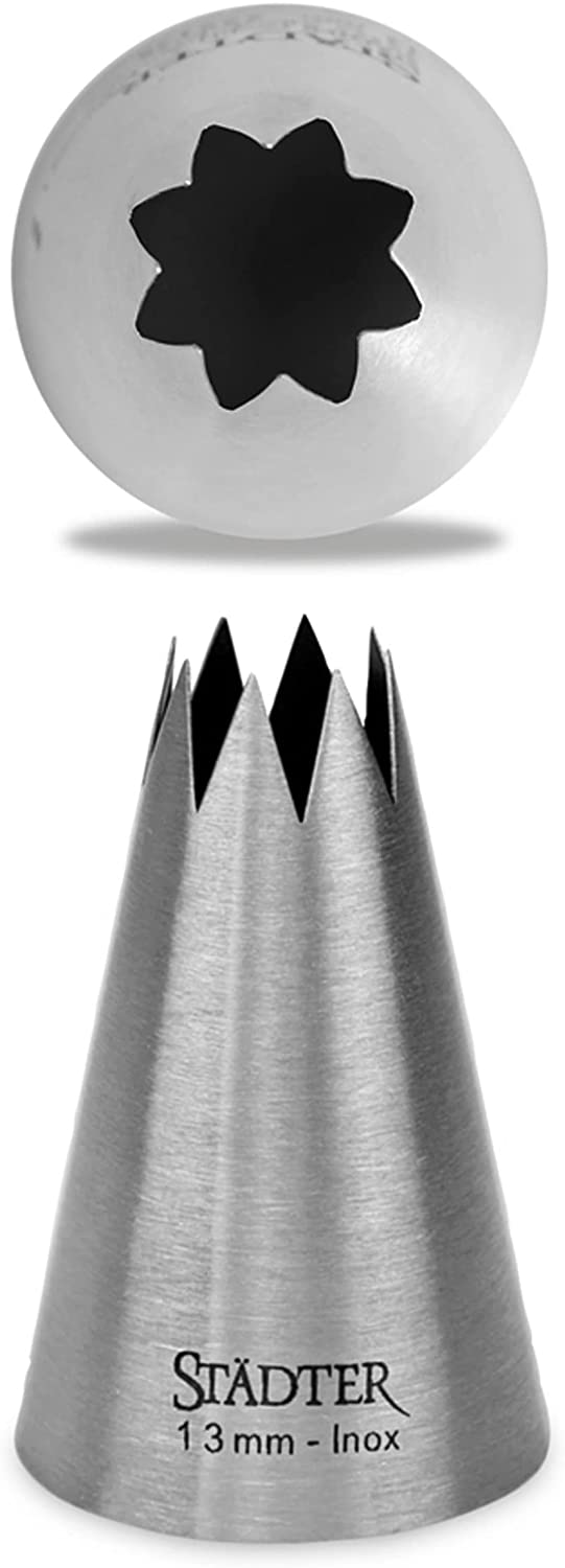 Staedter Städter 13 mm Stainless Steel Star Nozzle