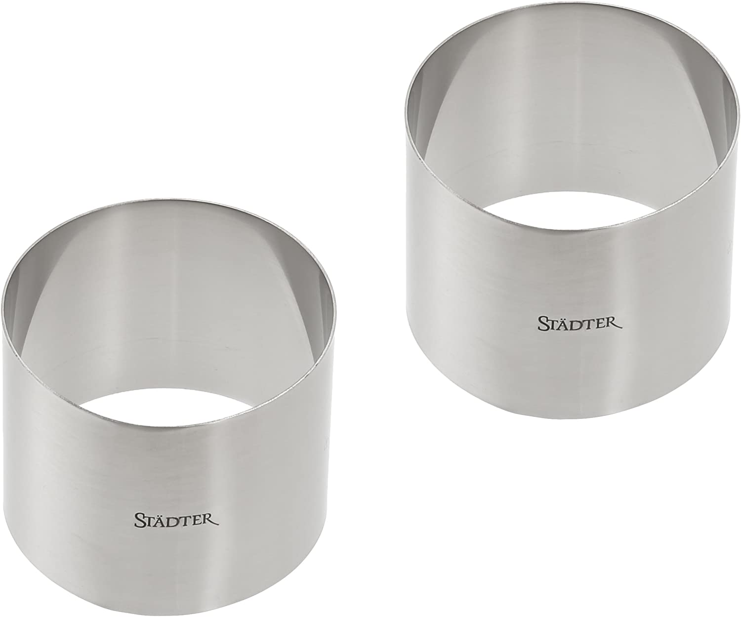 Städter 625556 Dessert Ring – Set of 2 – 7 cm diameter
