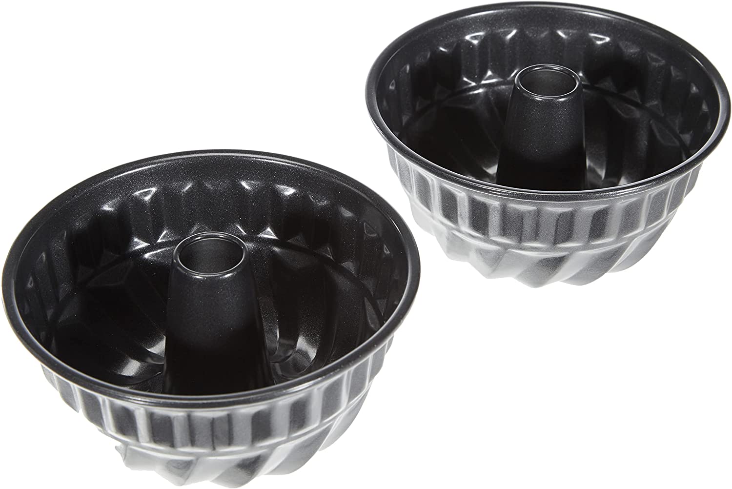 Staedter Städter 822122 Mini Cake Tins Pack of 2 with Non-Stick Coating Height 4.5 cm