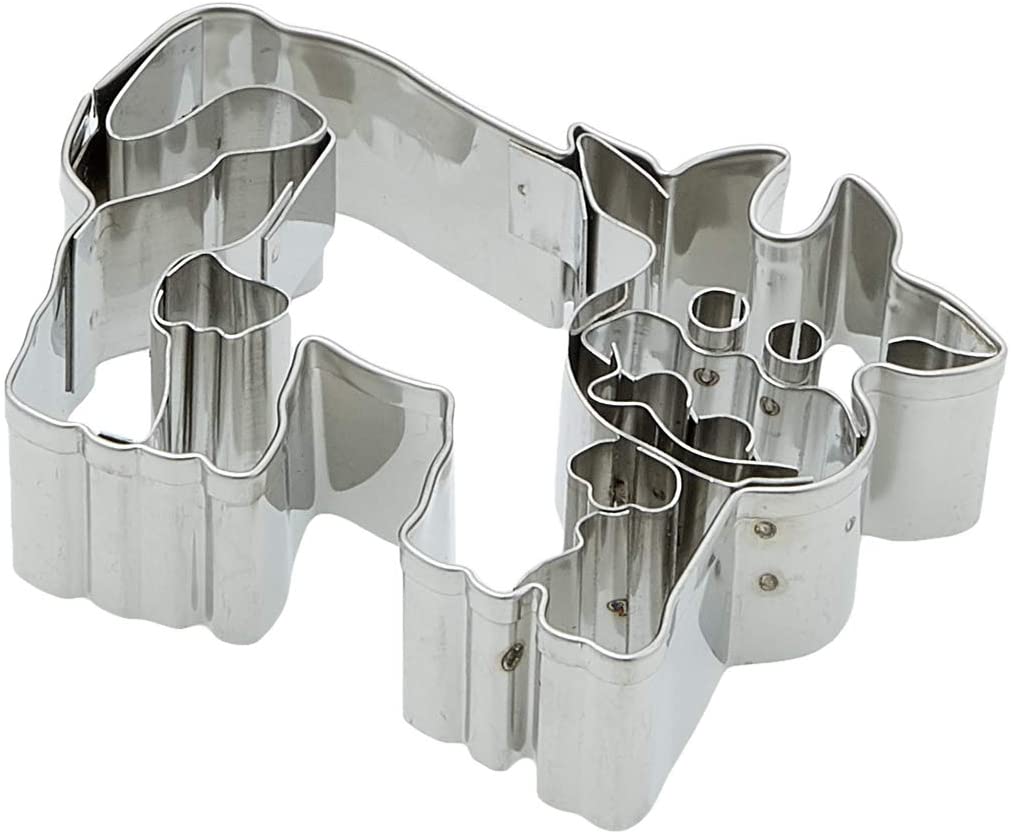Staedter Städter Cookie Cutter Cow Stainless Steel Silver 7 x 7 x 3 cm
