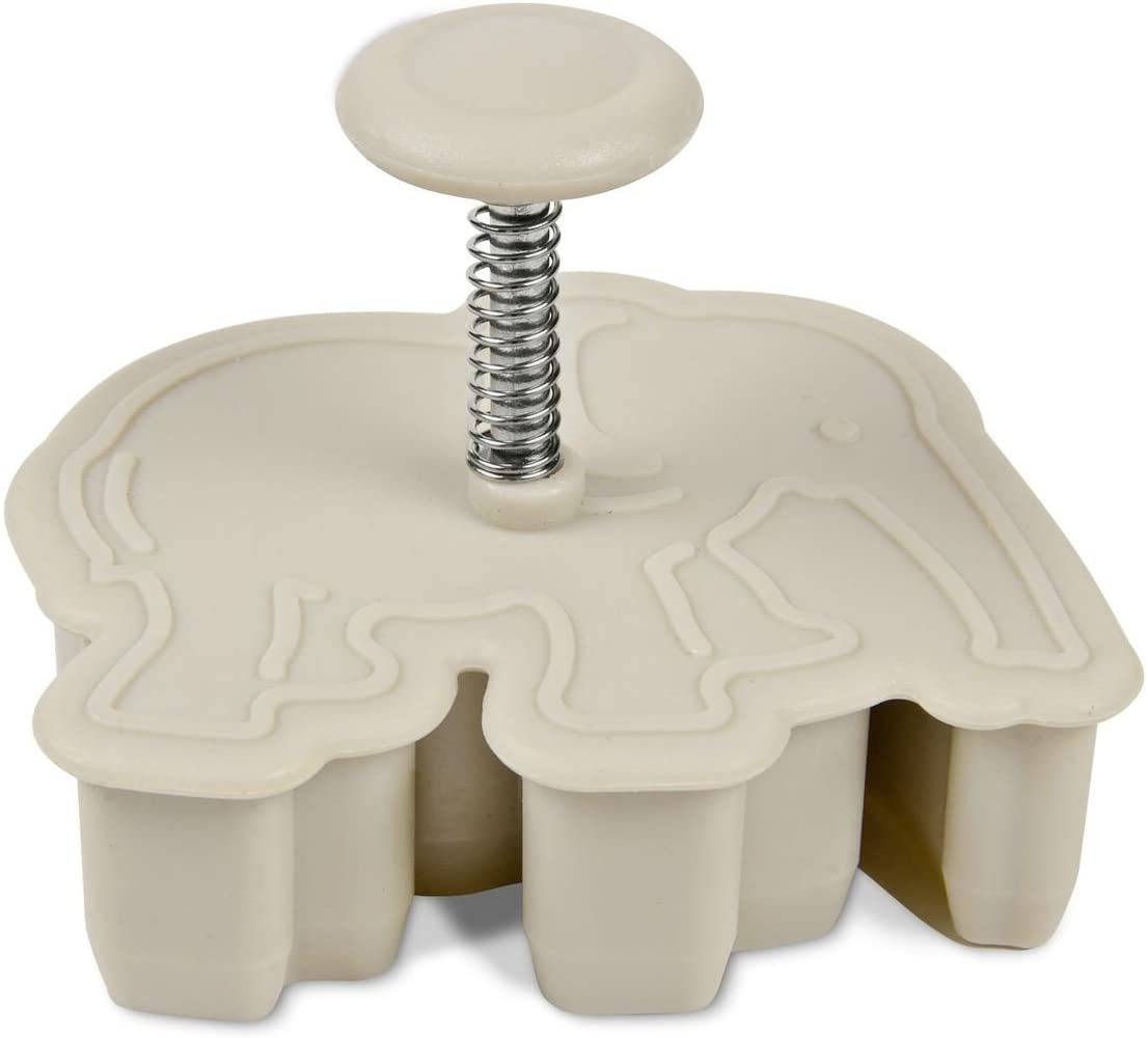 Staedter Städter Cookie Cutter Elephant Plastic Cookie Cutter with Ejector