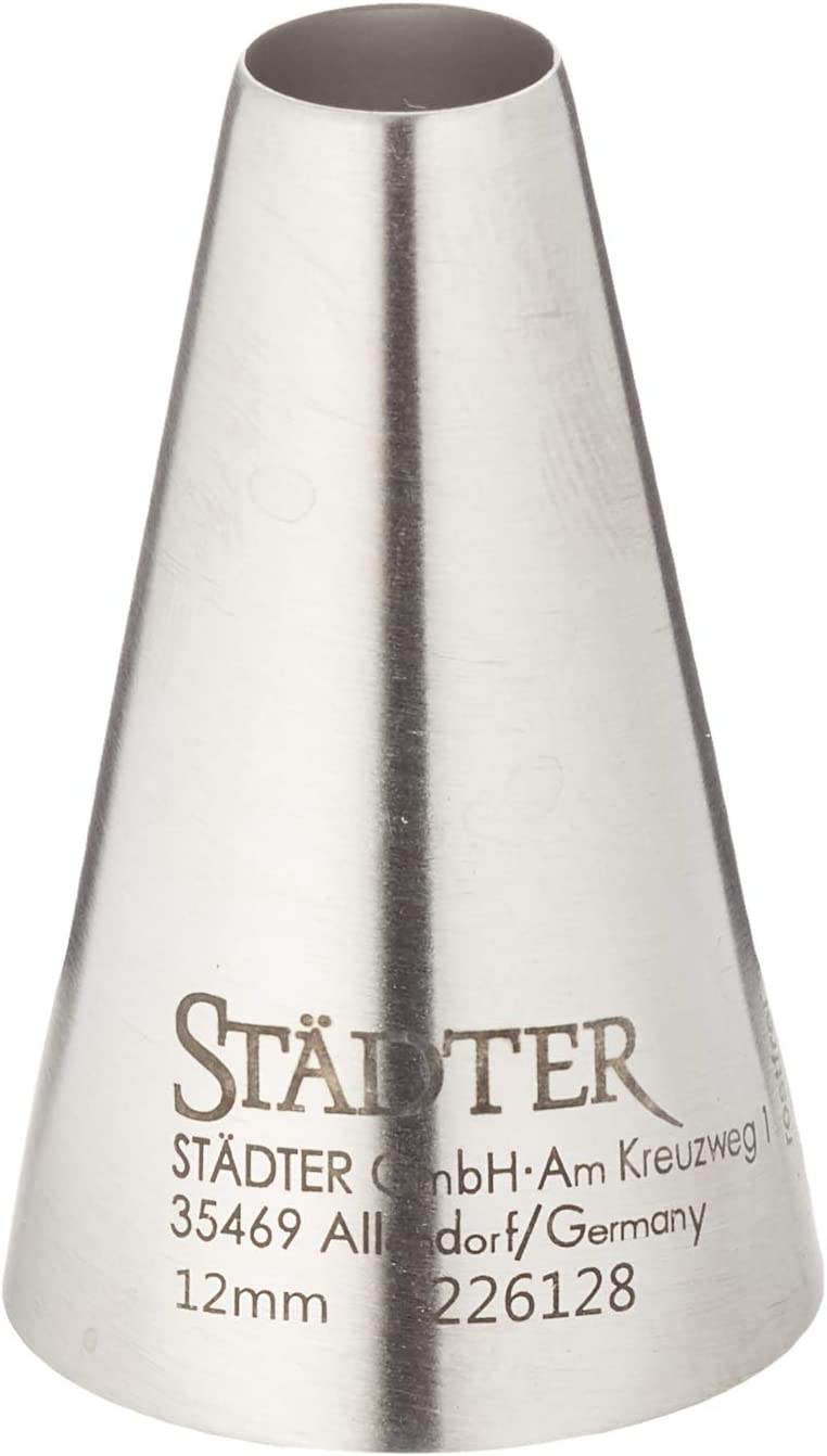 Staedter Städter 226128 12 mm Stainless Steel Hole Nozzle Silver