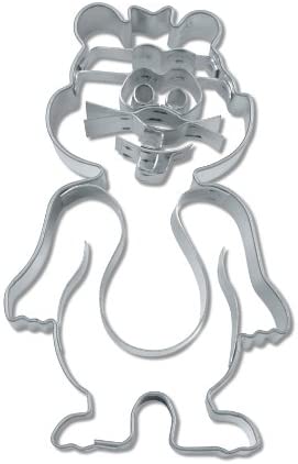 Staedter Städter Embossing Cookie Cutter Hamster 7.5 cm Stainless Steel Silver 8 cm