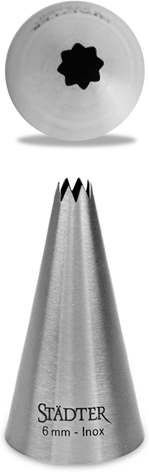 Staedter Städter Stainless Steel Star Nozzle 6 mm