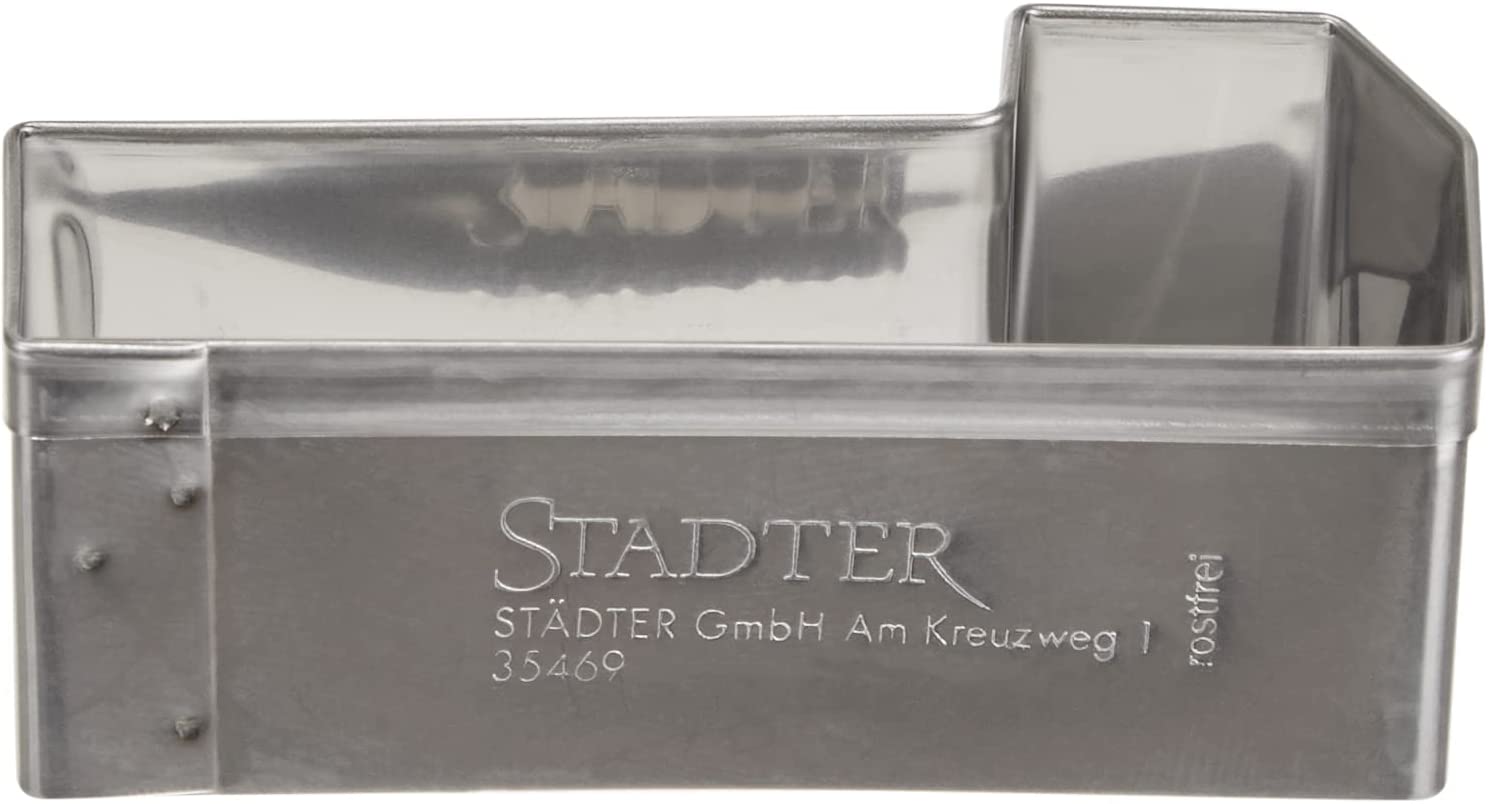 Staedter Cookie Cutter Number 1, Stainless Steel, 6.5 Cm