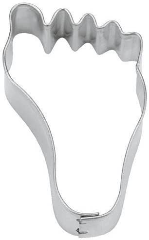 Staedter Foot Cookie Cutter, Tinplate, About 9 Cm