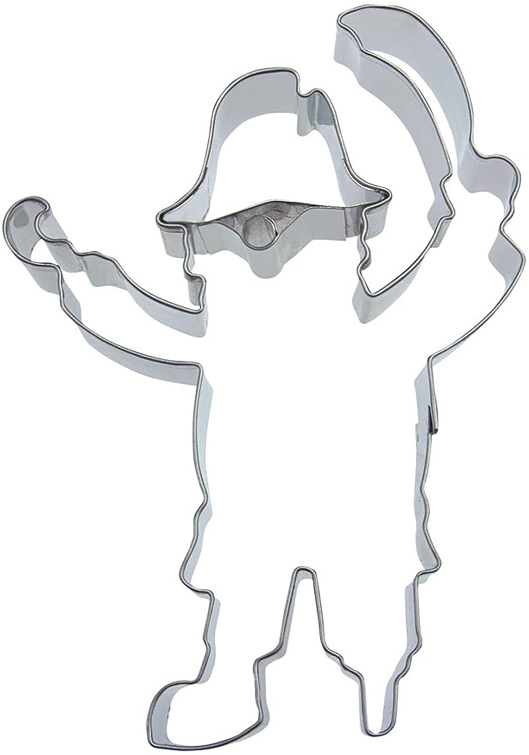 Staedter Pirate Cookie Cutter, Stainless Steel, 11 Cm