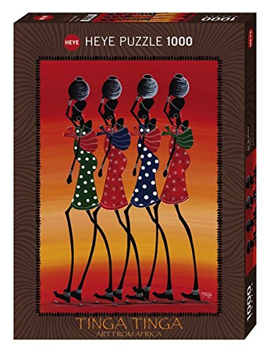 "Standard Heye 29783 Porters Tinga Tinga Jigsaw Puzzle 1000 Pieces