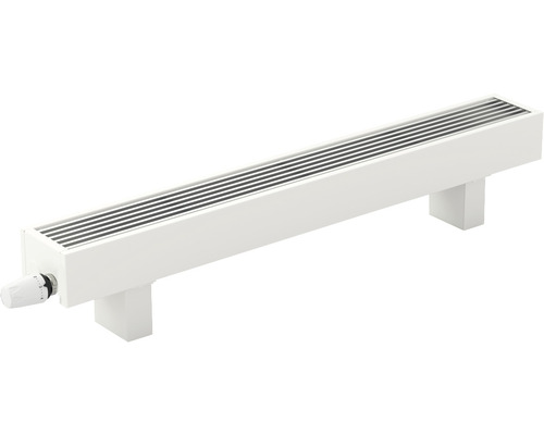 Standing convector radiator KORALINE Optimal LKO H 190 x L 2000 x D 230 mm white incl. feet