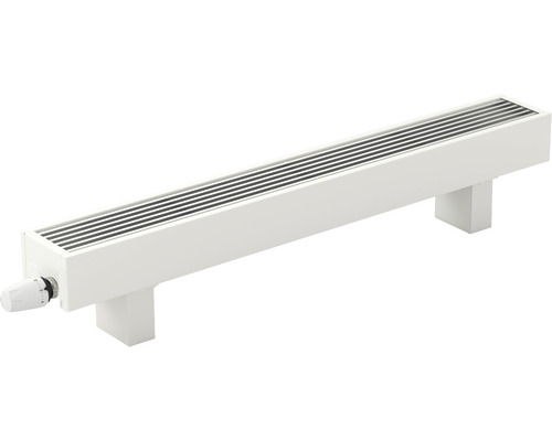 Standing convector radiator KORALINE Optimal LKO H 400 x L 600 x D 180 mm white incl. feet