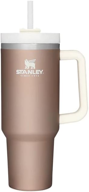 stanley 1.2 Litre Adventure Quencher, Reusable Insulated Stainless Steel Tumbler (Rose Glow)