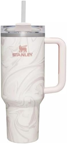 STANLEY Flowstate Quencher Mug H20 Rose Quartz Swirl 1.2 L