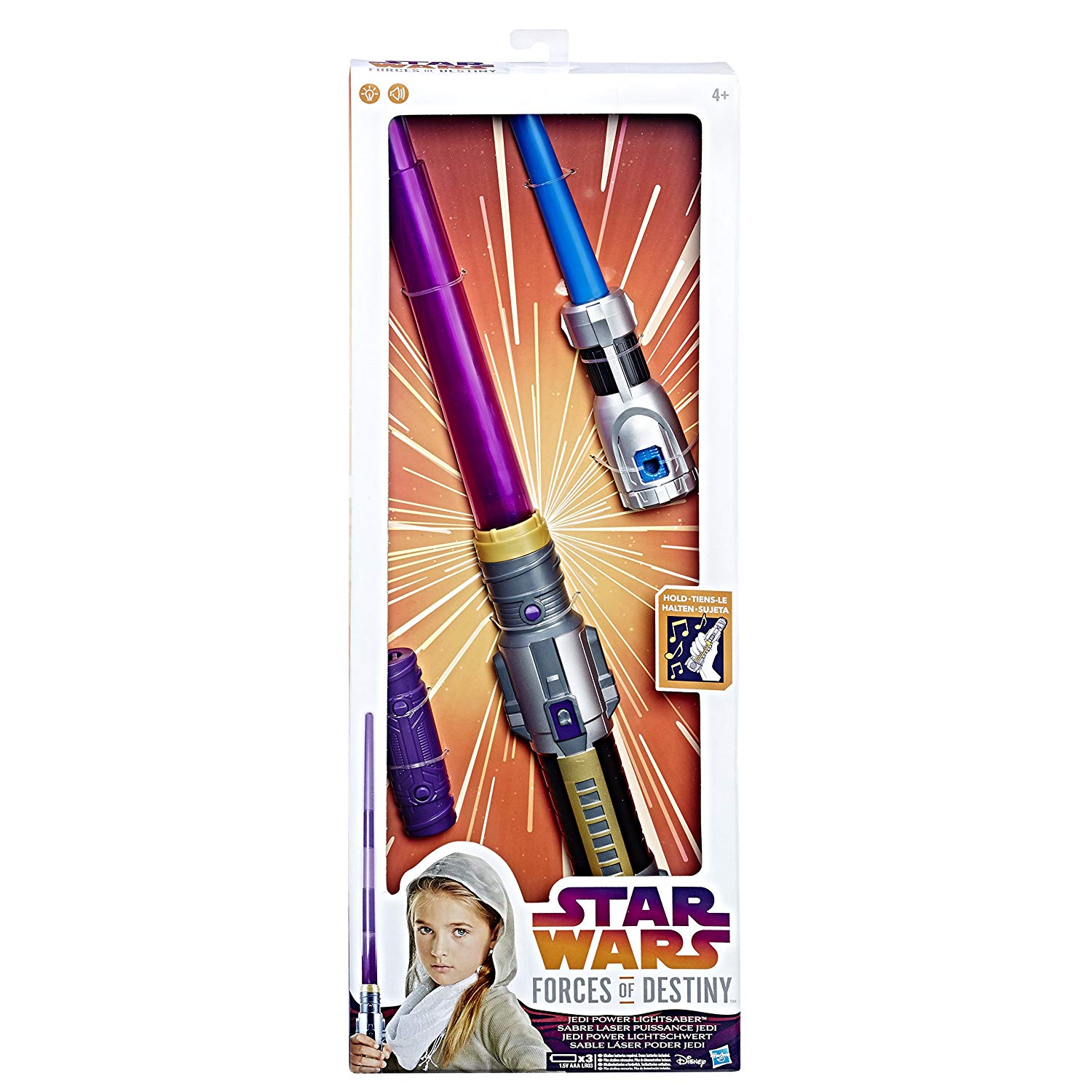 Hasbro Star Wars Forces Of Destiny Jedi Power Lightsaber A