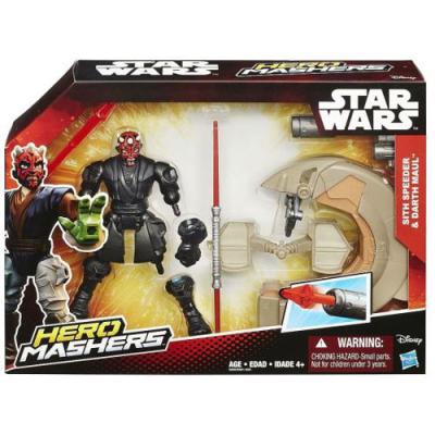 Hasbro Star Wars Hero Mashers Sith Speeder And Darth Maul Assort A