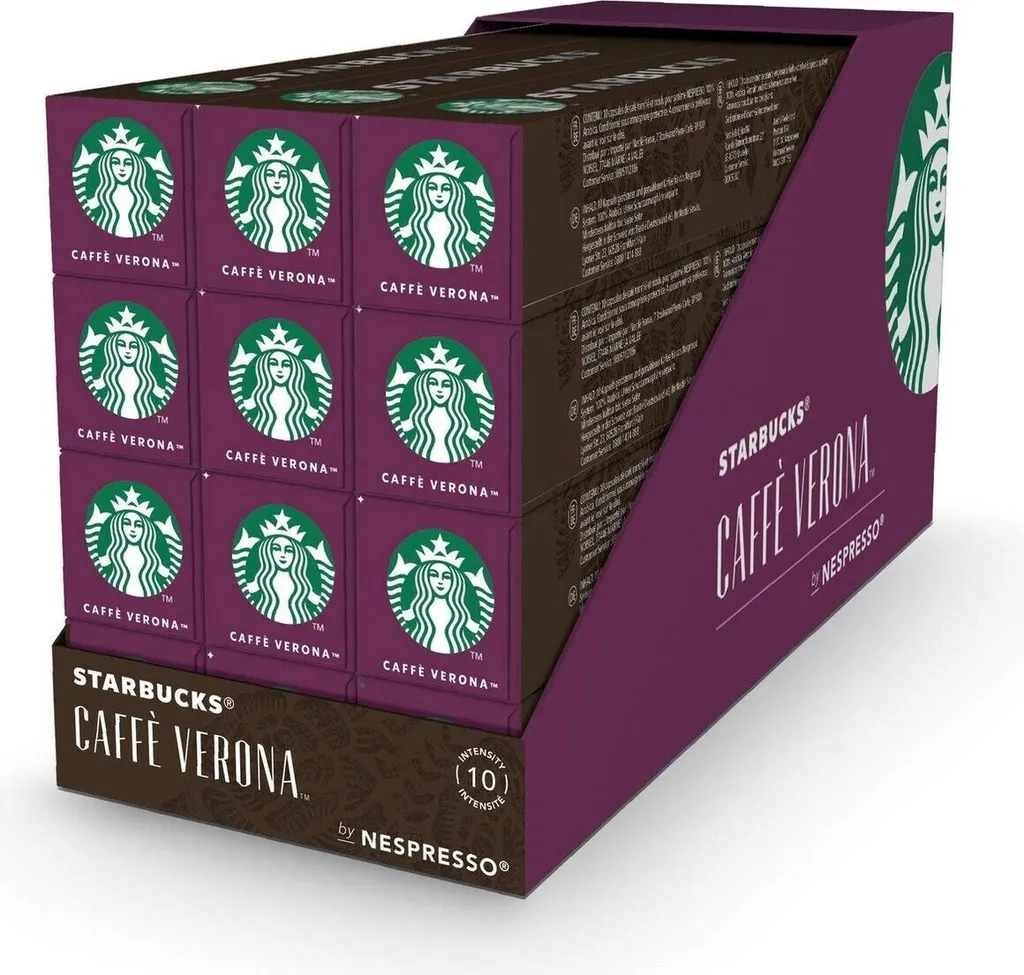 Starbucks Caffè Verona Coffee Capsules Dark Roast 10 pieces