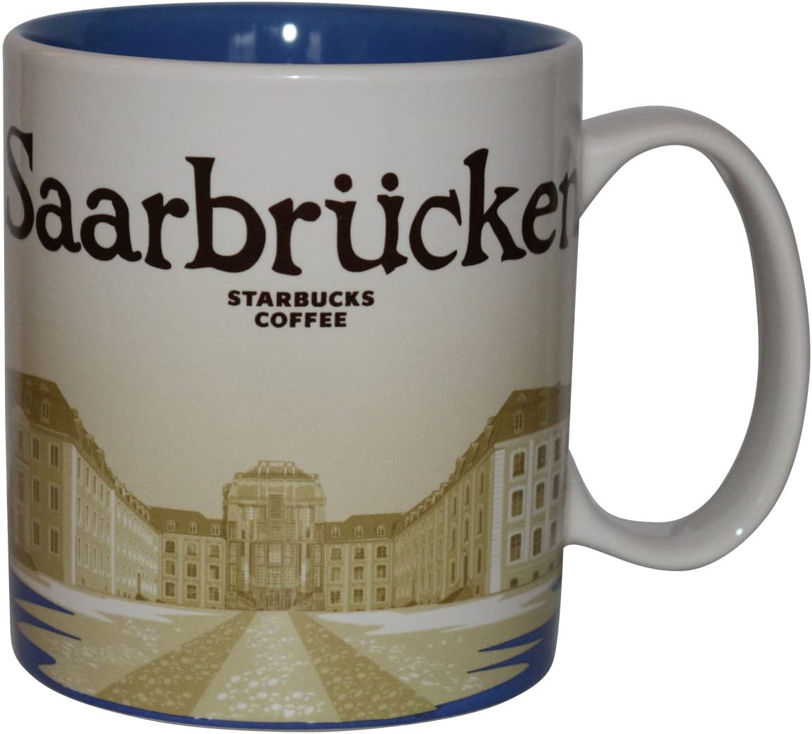 Starbucks City Mug Saar Bridges Germany Icon Series Coffee Cup Mug