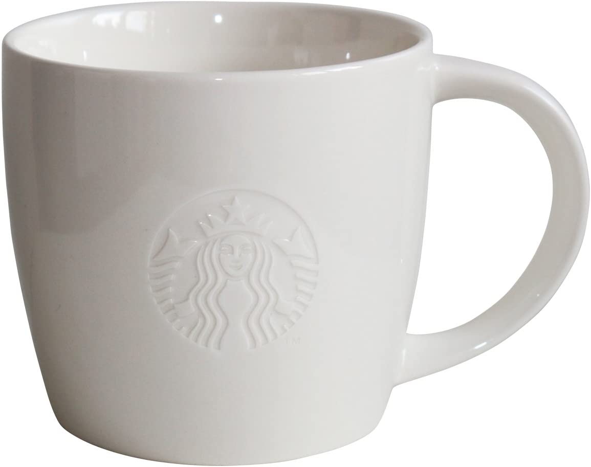 Starbucks Coffee Mug with Classic White Collectors Venti Design 20 oz
