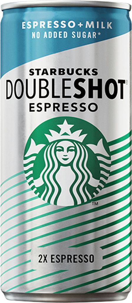 Starbucks Doubleshot Espresso Milk Coffee Drink 200 ml without sugar
