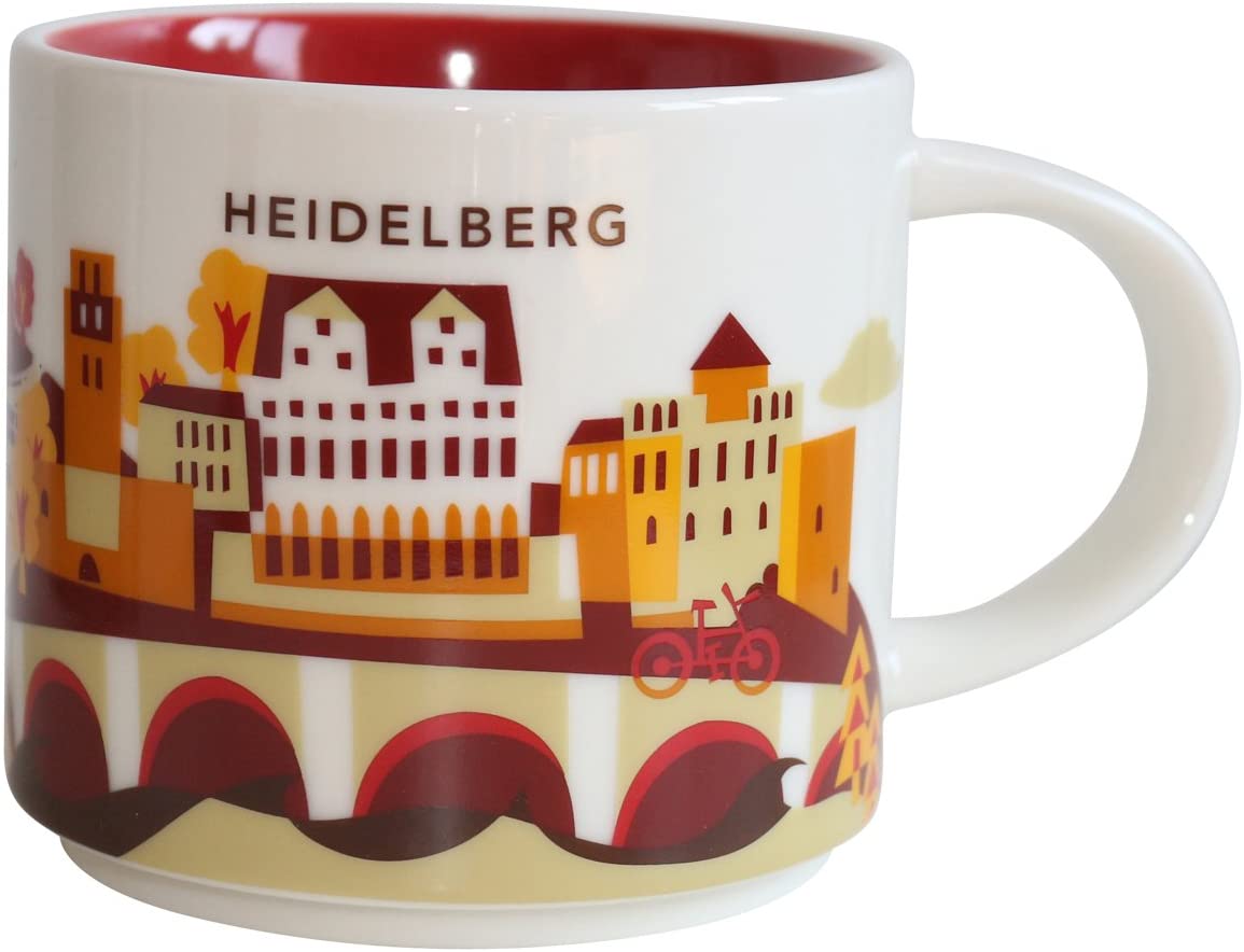 Starbucks City Mug You Are Here Collection Heidelberg Coffee Cup