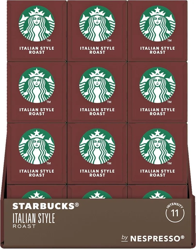 Starbucks Italian Style Roast for Nespresso (12 x 10 capsules)