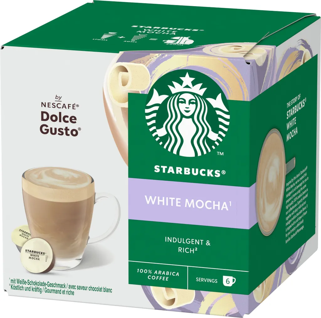 Starbucks White Mocha for NESCAFÉ Dolce Gusto (1 x 12 capsules)