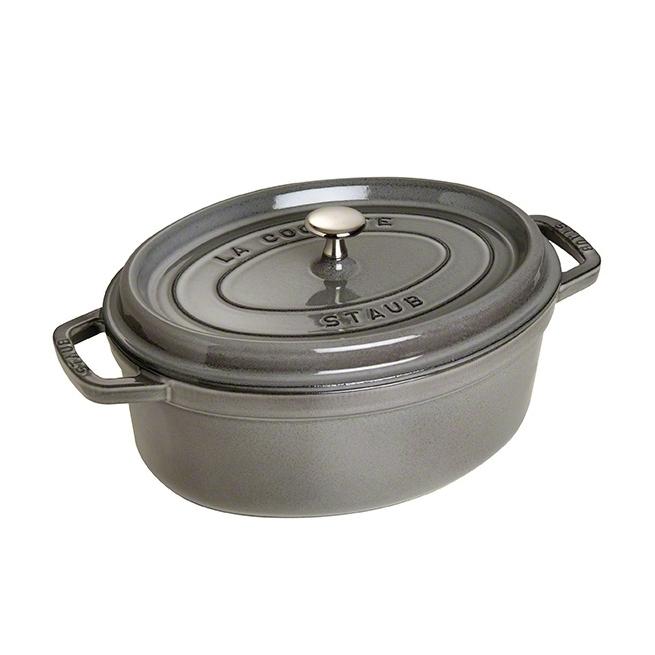 Dust Oval Pot Made Of Cast Iron 4.2 L