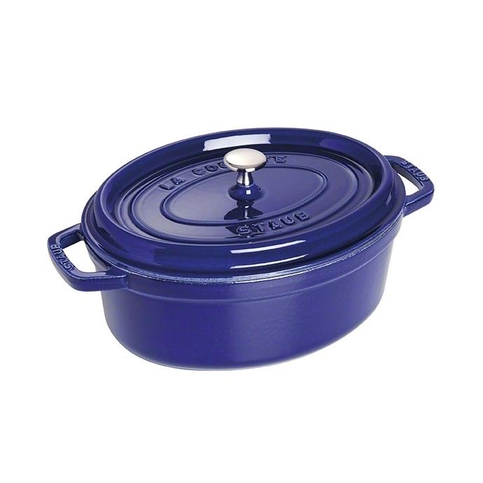 Dust Oval Pot Made Of Cast Iron, Three Layers Of Enamel 4.2 L