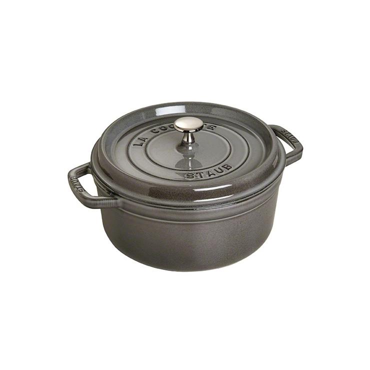 Dust Round Pot Made Of Cast Iron 3.8 L