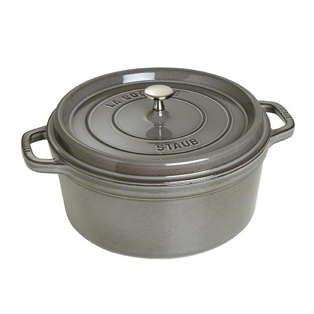 Dust Round Pot Made Of Cast Iron 6.7 L