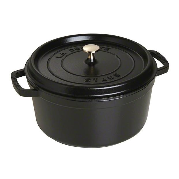 Dust Round Pot Made Of Cast Iron 6.7 L