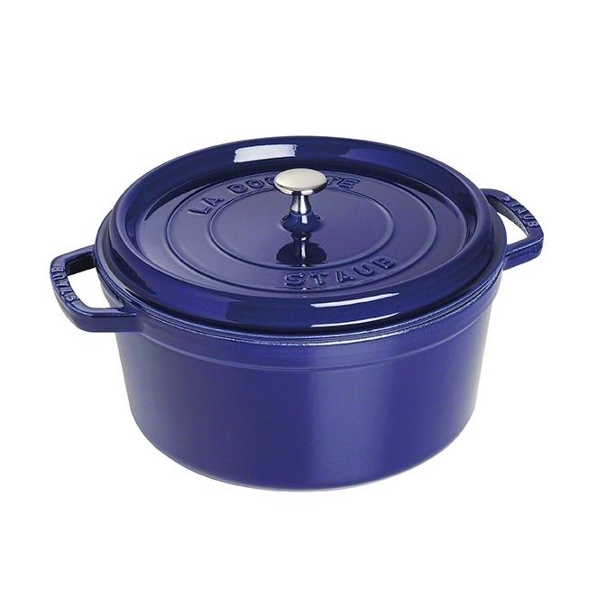 Dust Round Pot Made Of Cast Iron, Three Layers Of Enamel 6.7 L