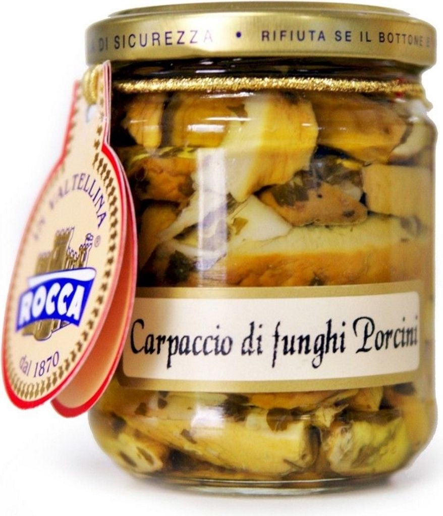 Steinpilzcarpaccio in Olivenöl 212 ml. - Rocca 1870