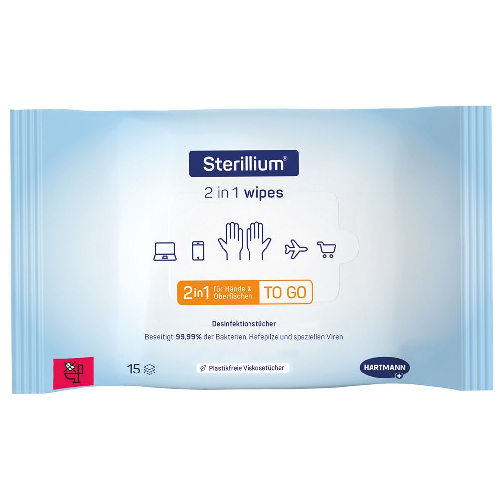 Sterillium® 2 in1 disinfection towels
