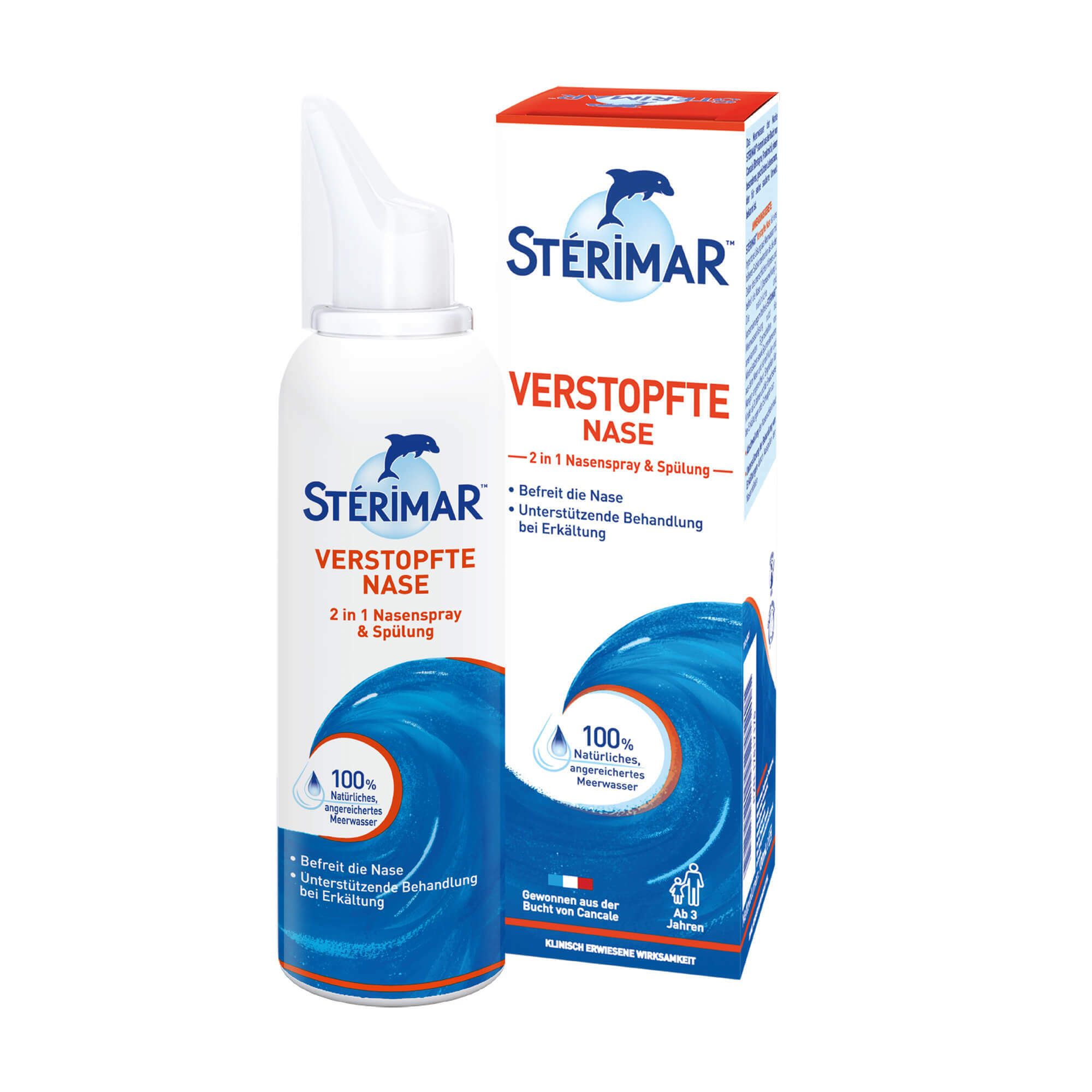Sterimar® clogged nose 2in1 nasal spray & rinse