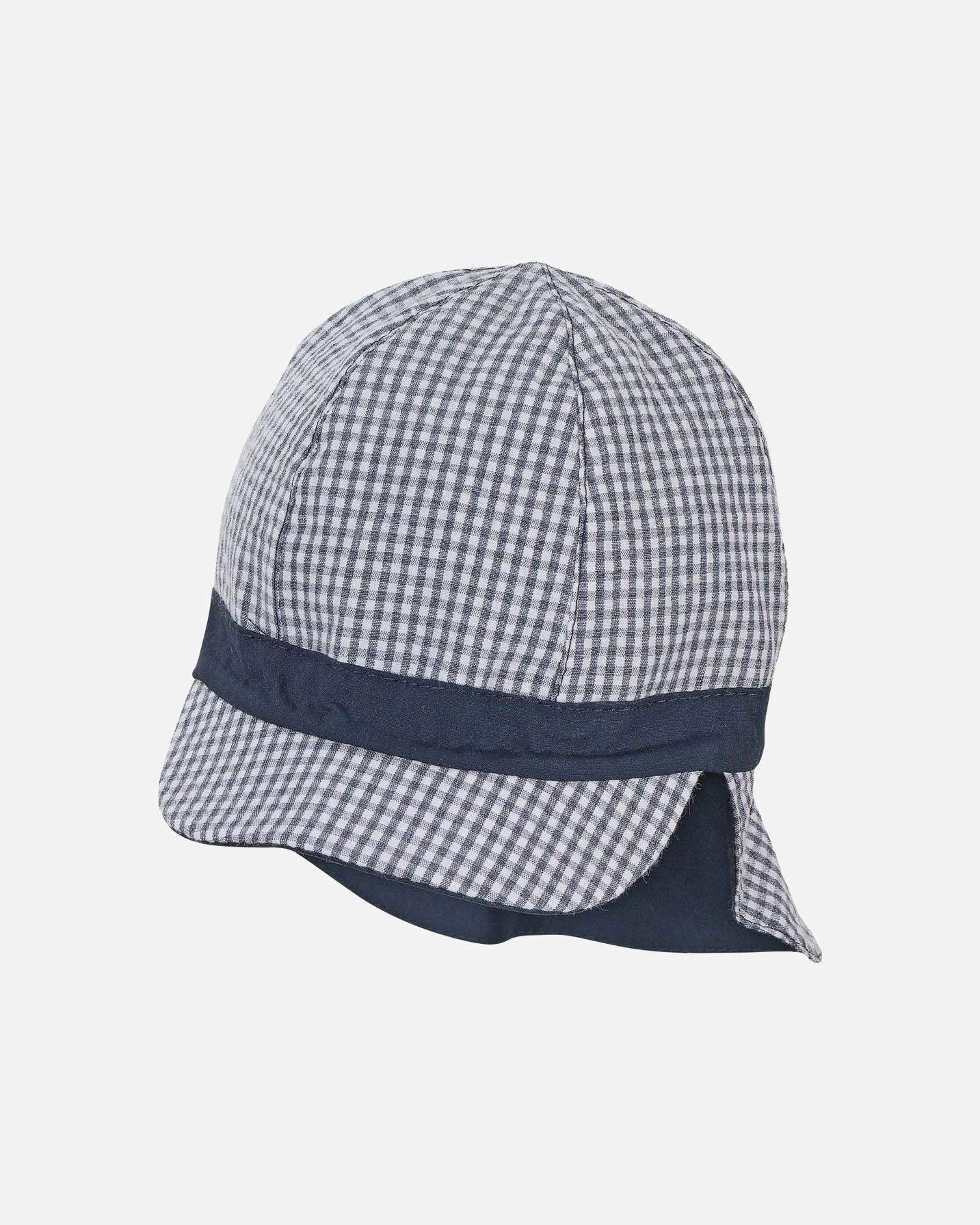 Sterntaler hat children's reversible peaked cap Vichy/uni