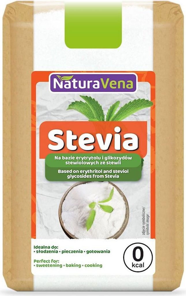 STEVIA (BASIEREND AUF ERYTHRITOL UND STEVIA-GLYKOSIDEN AUS STEVIA) 500 g - NATURAVENA