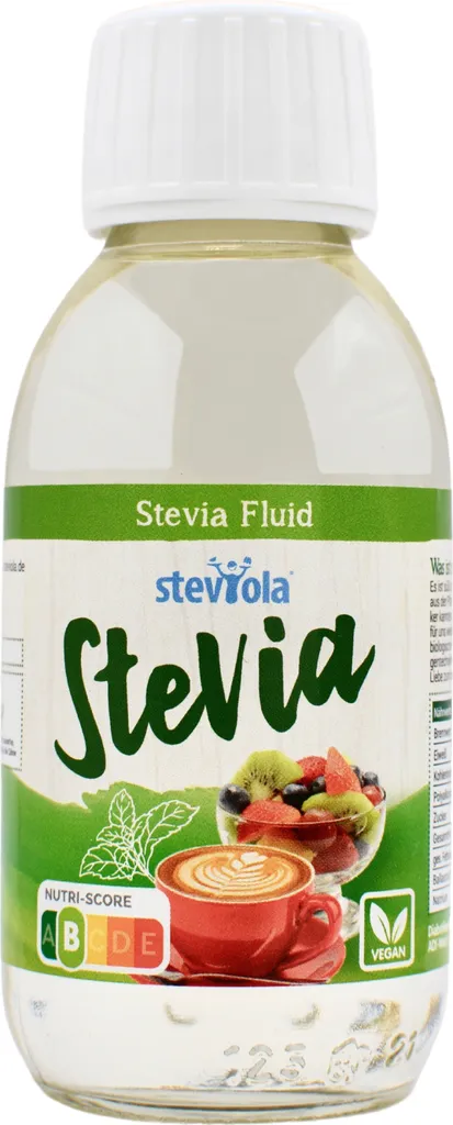 Steviola® Stevia Fluid 125ml | vegan | flüssige Süße | Stevia Tropfen | Zuckerersatz | kalorienarm | flüssiges Stevia