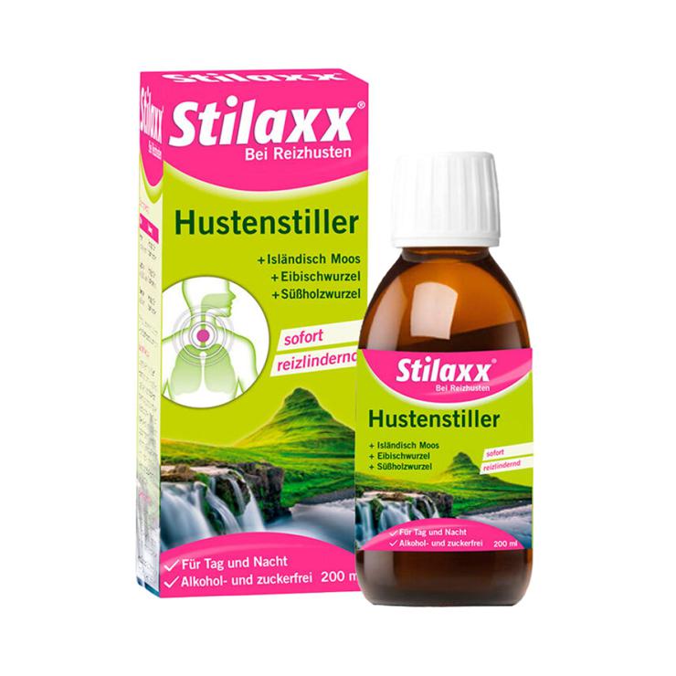 Stilaxx cough suppressant for dry coughs