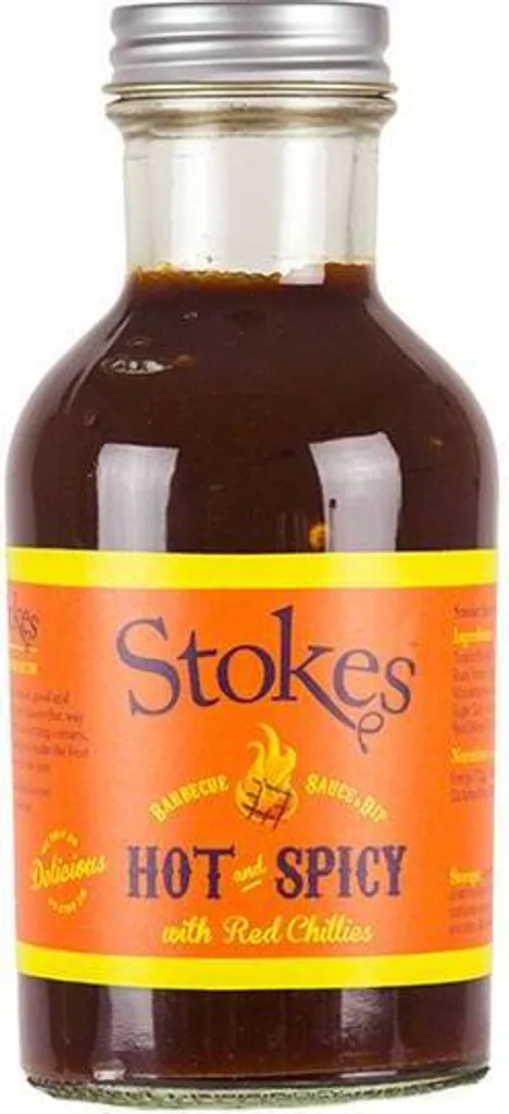 Stokes BBQ Sauce Hot and Spicy with a subtle smoky note 267ml