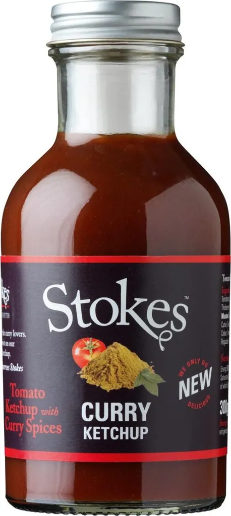 Stokes Curry Ketchup mit einer fruchtigen Gewürz Note 490 ml