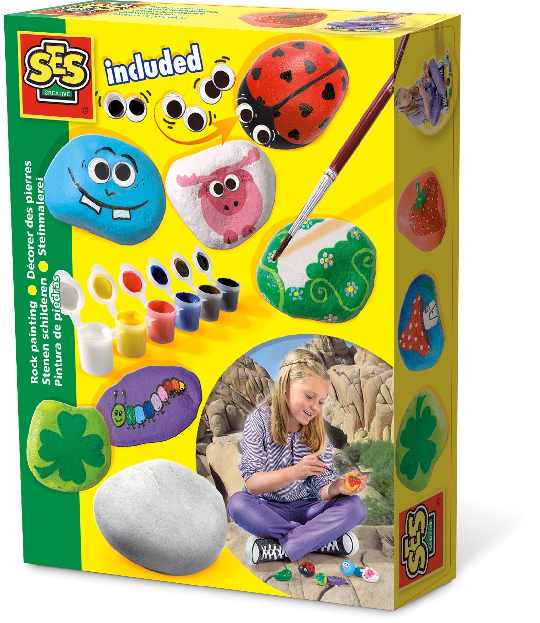 SES Creative Stones Painting Kit With Accessories