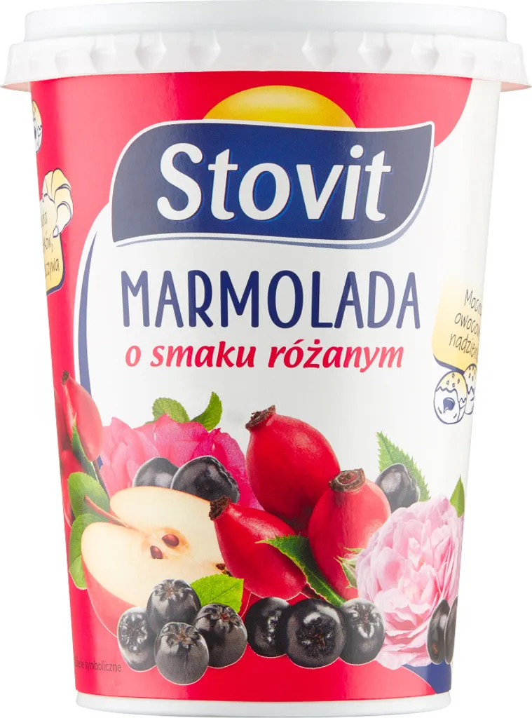 Stovit Marmelade mit Rosengeschmack 600 G