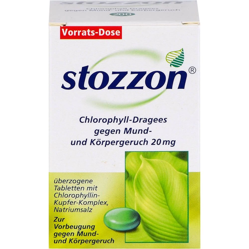 Queisser Pharma Stozzon chlorophyll covered tablets