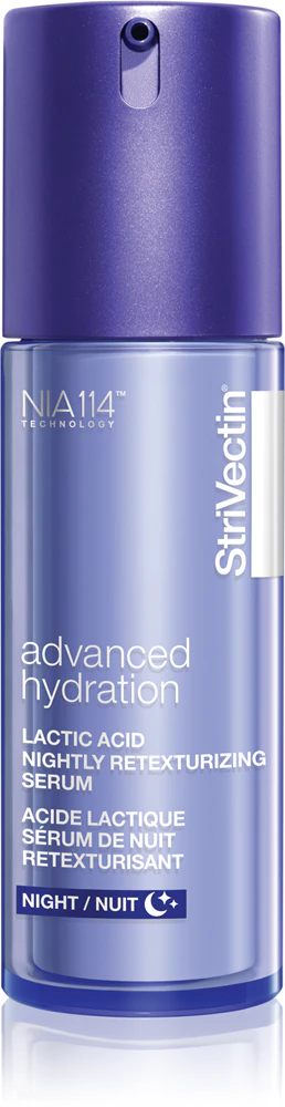 StriVectin Advanced Hydration Lactic Acid Nightly Retexturizing Serum Night serum for renewing the skin's surface